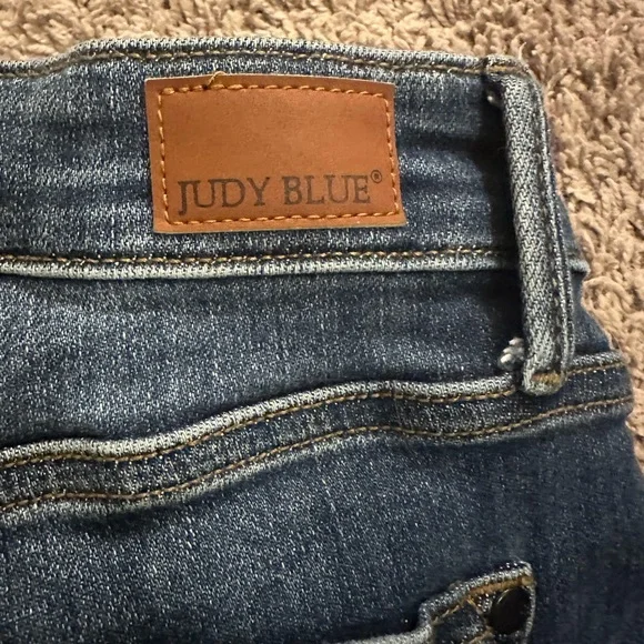 Judy Blue Dark Wash Flare Jeans - Picture 4 of 6